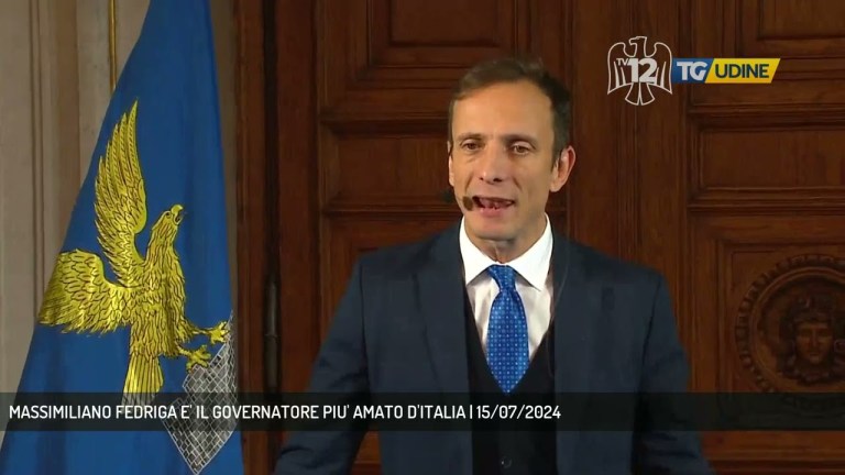MASSIMILIANO FEDRIGA E’ IL GOVERNATORE PIU’ AMATO D’ITALIA | 15/07/2024 MASSIMILIANO FEDRIGA E’ IL GOVERNATORE PIU’ AMATO D’ITALIA | 15/07/2024