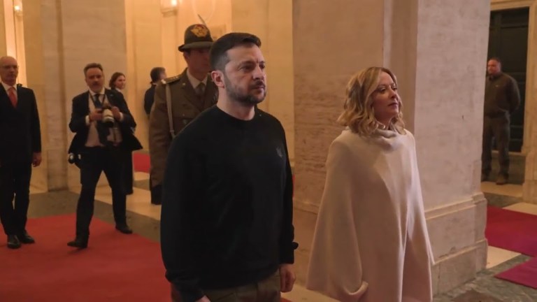 Incontro Meloni – Zelensky a Palazzo Chigi Incontro Meloni – Zelensky a Palazzo Chigi