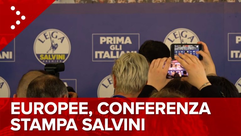 LIVE Europee, la conferenza stampa di Matteo Salvini a Milano: diretta video LIVE Europee, la conferenza stampa di Matteo Salvini a Milano: diretta video