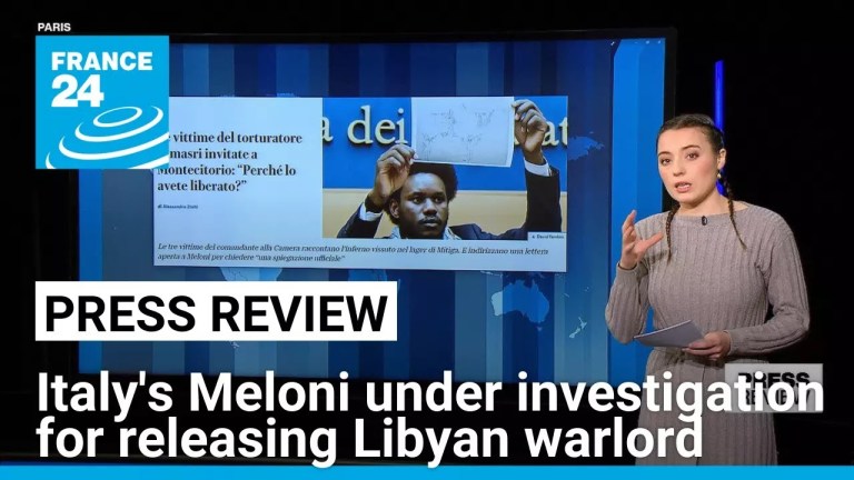Italy’s Meloni under investigation for releasing Libyan warlord • FRANCE 24 English Italy’s Meloni under investigation for releasing Libyan warlord • FRANCE 24 English