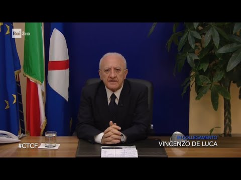 Vincenzo De Luca ospite a Che Tempo Che Fa – 18/10/2020 Vincenzo De Luca ospite a Che Tempo Che Fa – 18/10/2020