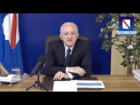Campania, il presidente Vincenzo De Luca in diretta Facebook (16.04.21) Campania, il presidente Vincenzo De Luca in diretta Facebook (16.04.21)