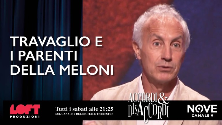 Travaglio e i parenti della Meloni Travaglio e i parenti della Meloni