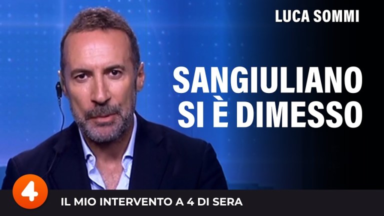 Sangiuliano si è dimesso. Sangiuliano si è dimesso.