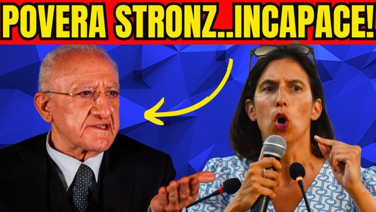 De Luca DISTRUGGE Schlein: Il PD Sta Andando Verso Il SUICIDIO POLITICO! De Luca DISTRUGGE Schlein: Il PD Sta Andando Verso Il SUICIDIO POLITICO!