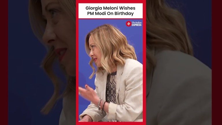 Giorgia Meloni Wishes PM Modi On Birthday Giorgia Meloni Wishes PM Modi On Birthday