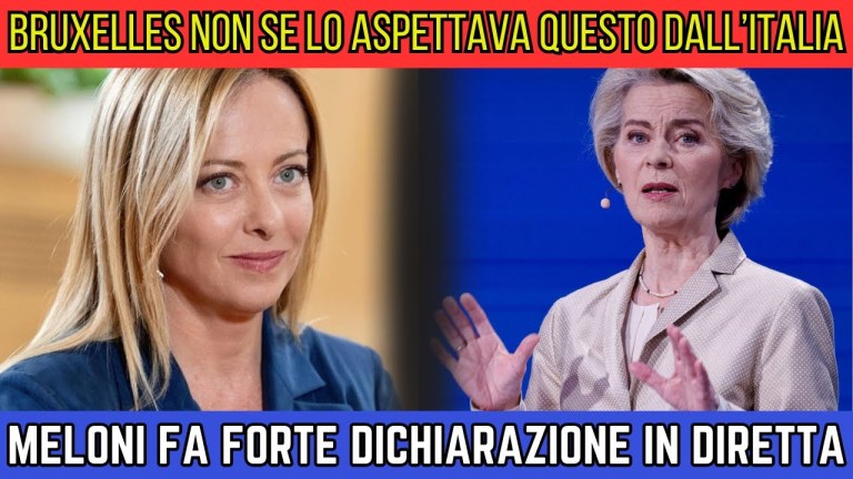 MELONI FA TREMARE BRUXELLES: È SUCCESSO ORA, LA POLITICA ITALIANA SOTTO SHOCK! MELONI FA TREMARE BRUXELLES: È SUCCESSO ORA, LA POLITICA ITALIANA SOTTO SHOCK!