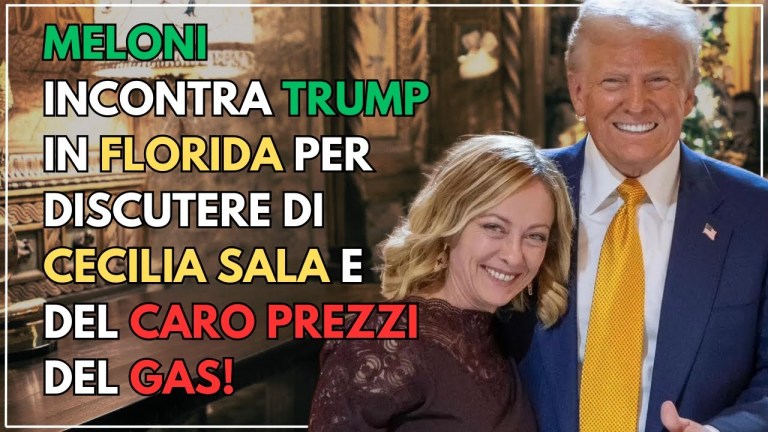 MELONI incontra TRUMP in Florida per Discutere di Cecilia Sala e del Caro Prezzi del GAS! MELONI incontra TRUMP in Florida per Discutere di Cecilia Sala e del Caro Prezzi del GAS!