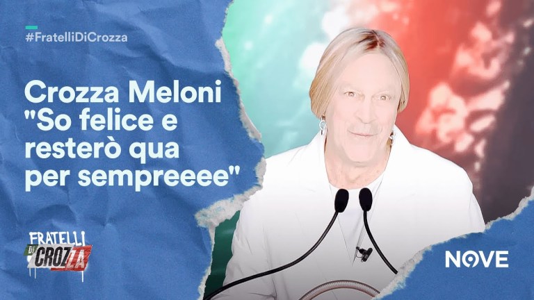 Crozza Meloni “So felice e resterò qua per sempreeee” | Fratelli di Crozza Crozza Meloni “So felice e resterò qua per sempreeee” | Fratelli di Crozza