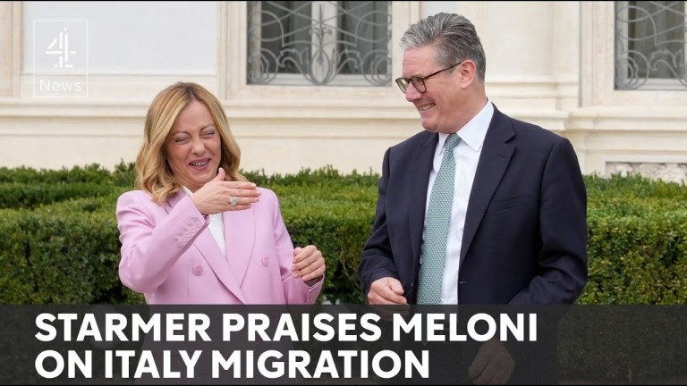 Starmer in Italy to talk migration policy with Meloni Starmer in Italy to talk migration policy with Meloni