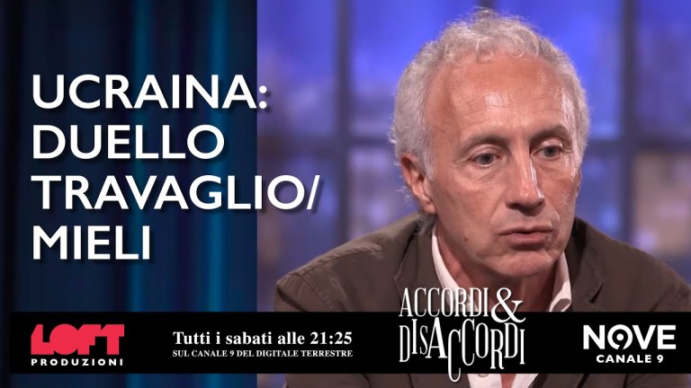 Ucraina: duello Travaglio/Mieli Ucraina: duello Travaglio/Mieli