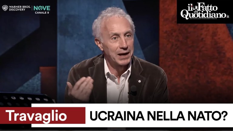 Travaglio: “Ucraina nella Nato? Ecco perché è una solennissima ca**ata” Travaglio: “Ucraina nella Nato? Ecco perché è una solennissima ca**ata”