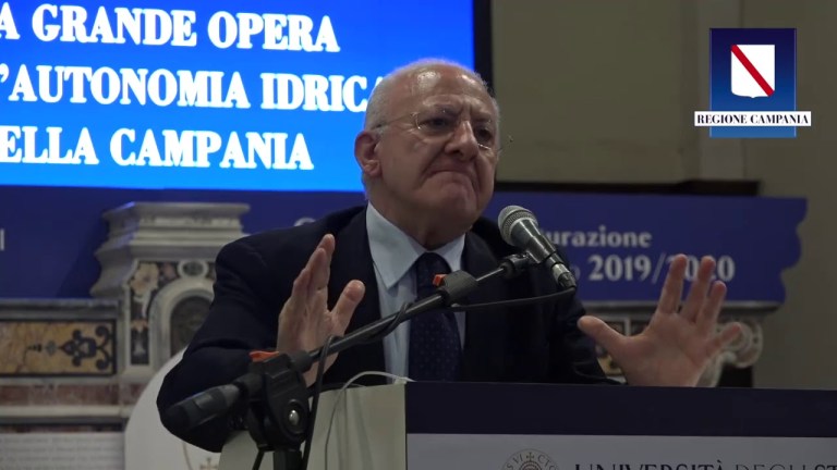 Campania De Luca: “La Diga di Campolattaro è un progetto bellissimo” (15.07.20) Campania De Luca: “La Diga di Campolattaro è un progetto bellissimo” (15.07.20)