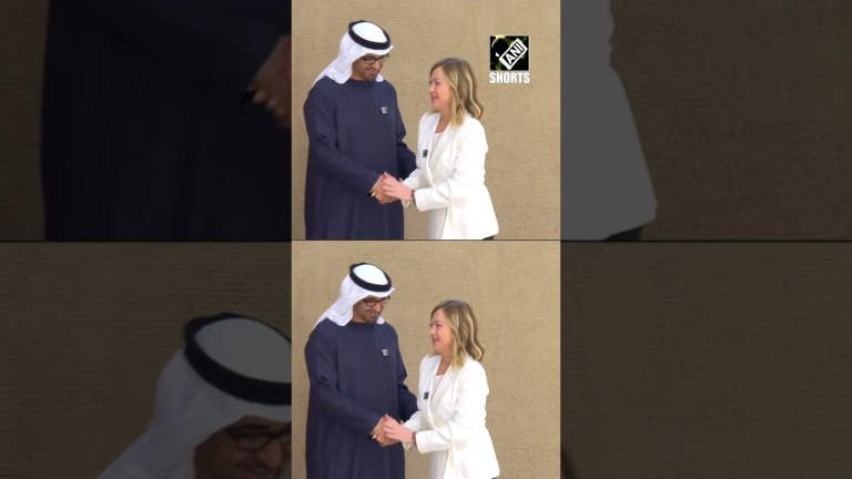 UAE: Italian PM Giorgia Meloni arrives at COP28 Summit in Dubai UAE: Italian PM Giorgia Meloni arrives at COP28 Summit in Dubai