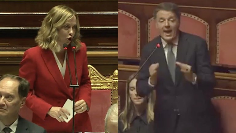 MATTEO RENZI RISPONDE A GIORGIA MELONI IN SENATO IN VISTA DEL CONSIGLIO EUROPEO MATTEO RENZI RISPONDE A GIORGIA MELONI IN SENATO IN VISTA DEL CONSIGLIO EUROPEO