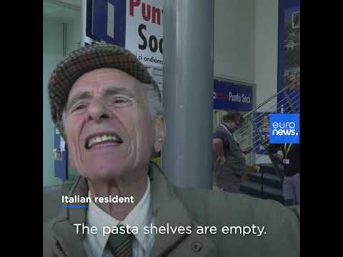 “The pasta shelves are empty”: Italy continues to grapple with COVID-19 “The pasta shelves are empty”: Italy continues to grapple with COVID-19