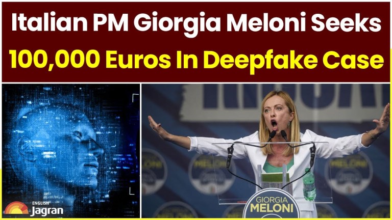 World News: Italian PM Giorgia Meloni Seeks 100,000 Euros In Deepfake Case | Jagran English News World News: Italian PM Giorgia Meloni Seeks 100,000 Euros In Deepfake Case | Jagran English News