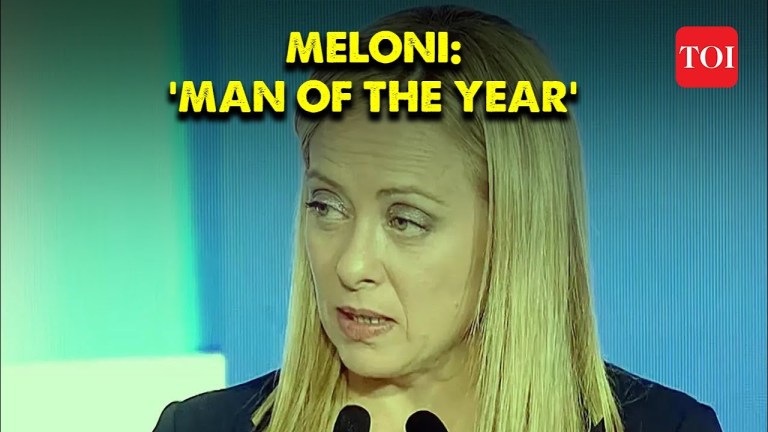 Giorgia Meloni Wins ‘WAR OF THE SEXES’ | Italy PM named ‘Man of the Year’ | World New | Latest News Giorgia Meloni Wins ‘WAR OF THE SEXES’ | Italy PM named ‘Man of the Year’ | World New | Latest News