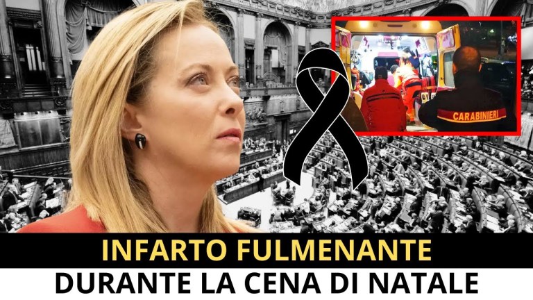 INFARTO FULMINANTE DURANTE LA CENA DI NATALE: TRAGICO LUTTO NELLA POLITICA ITALIANA… INFARTO FULMINANTE DURANTE LA CENA DI NATALE: TRAGICO LUTTO NELLA POLITICA ITALIANA…