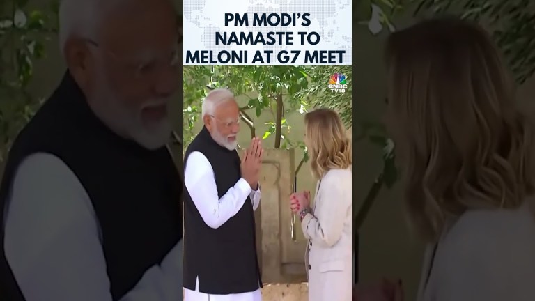 PM Modi Meets Italian PM Meloni On The Sidelines Of The G7 Summit | PM Modi In Italy | N18G PM Modi Meets Italian PM Meloni On The Sidelines Of The G7 Summit | PM Modi In Italy | N18G