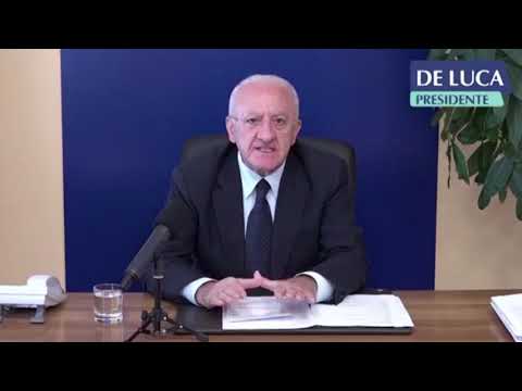 DE LUCA: “SCELTE SAGGE IN CAMPANIA PER IL CONTENIMENTO DEL CONTAGIO RISPETTO ALLE ALTRE REGIONI” DE LUCA: “SCELTE SAGGE IN CAMPANIA PER IL CONTENIMENTO DEL CONTAGIO RISPETTO ALLE ALTRE REGIONI”