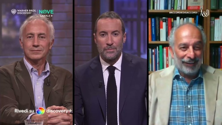 Il Governo Meloni: le opinioni di Travaglio, Scanzi, Lerner e Corona ad Accordi e Disaccordi. Il Governo Meloni: le opinioni di Travaglio, Scanzi, Lerner e Corona ad Accordi e Disaccordi.