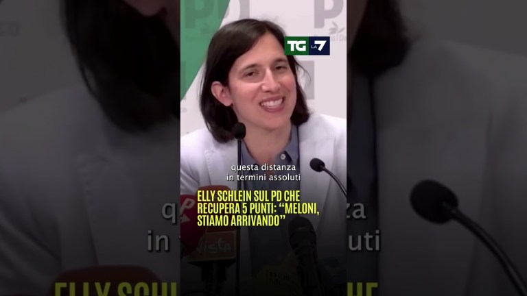 Elly Schlein sul PD che recupera 5 punti: “Meloni, stiamo arrivando” Elly Schlein sul PD che recupera 5 punti: “Meloni, stiamo arrivando”