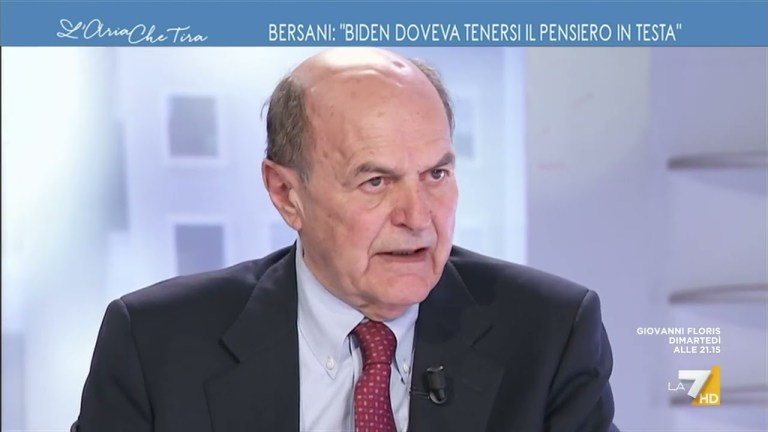 Pier Luigi Bersani contro Biden: “Stringi il pensiero in testa, bisogna che tutti quanti … Pier Luigi Bersani contro Biden: “Stringi il pensiero in testa, bisogna che tutti quanti …