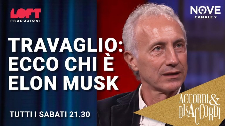 Travaglio: ecco chi è Elon Musk Travaglio: ecco chi è Elon Musk
