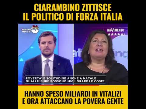 Ciarambino zittisce il politico di Forza Italia Ciarambino zittisce il politico di Forza Italia