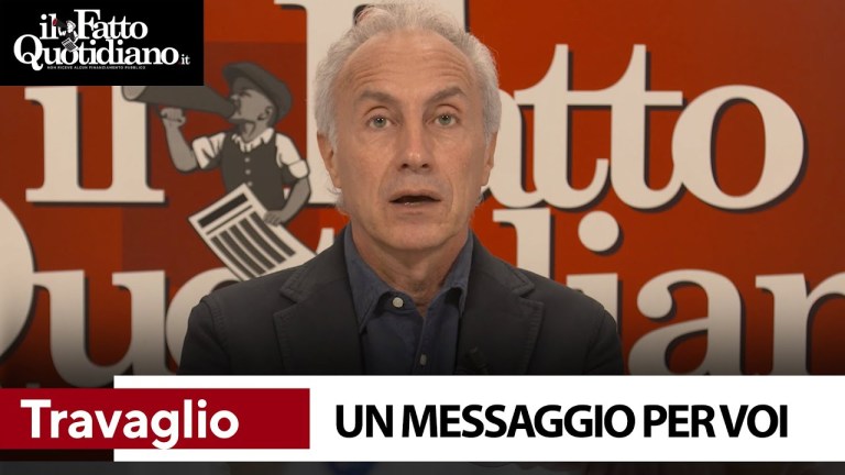 Il messaggio ai lettori di Marco Travaglio “É stato un anno difficile ma…” Il messaggio ai lettori di Marco Travaglio “É stato un anno difficile ma…”