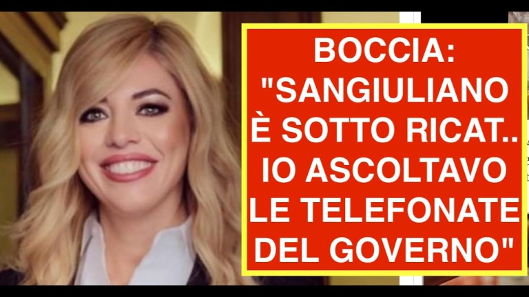 BOCCIA: “SANGIULIANO È SOTTO RICAT.. IO ASCOLTAVO LE TELEFONATE DEL GOVERNO” BOCCIA: “SANGIULIANO È SOTTO RICAT.. IO ASCOLTAVO LE TELEFONATE DEL GOVERNO”