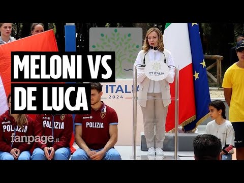 Meloni a Caivano, botta e risposta con De Luca Meloni a Caivano, botta e risposta con De Luca