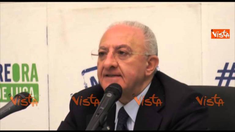 CAMPANIA DE LUCA: NON INTENDO CHIEDERE VOTI INQUINATI – PRIMARIE PD CAMPANIA DE LUCA: NON INTENDO CHIEDERE VOTI INQUINATI – PRIMARIE PD