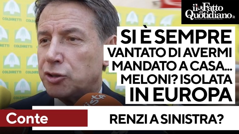 Conte a Renzi: “Si è sempre vantato di aver mandato a casa. La politica è una cosa seria” Conte a Renzi: “Si è sempre vantato di aver mandato a casa. La politica è una cosa seria”