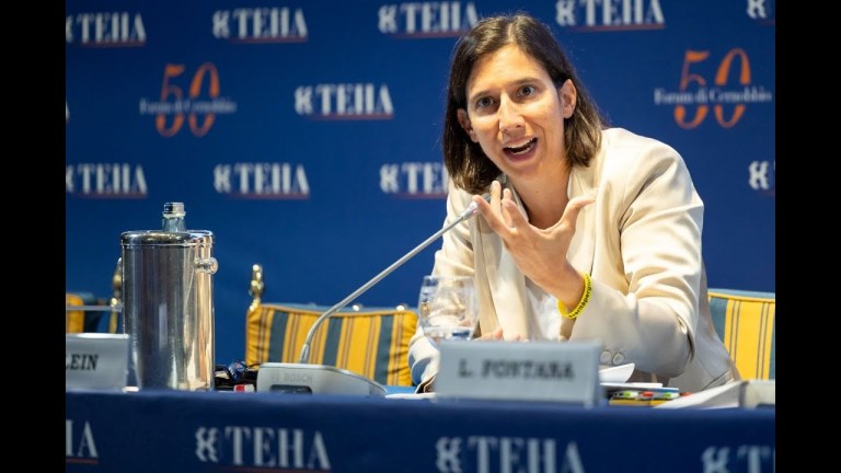 Elly Schlein al 50° Forum TEHA di Cernobbio Elly Schlein al 50° Forum TEHA di Cernobbio
