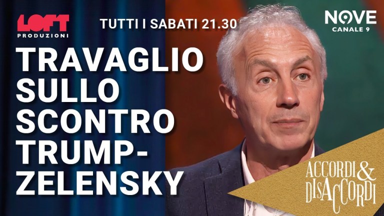 Travaglio sullo scontro Trump -Zelensky Travaglio sullo scontro Trump -Zelensky