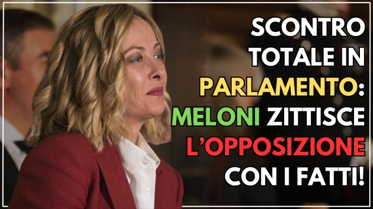 Scontro Totale in Parlamento: Meloni Zittisce l’Opposizione con i Fatti! Scontro Totale in Parlamento: Meloni Zittisce l’Opposizione con i Fatti!