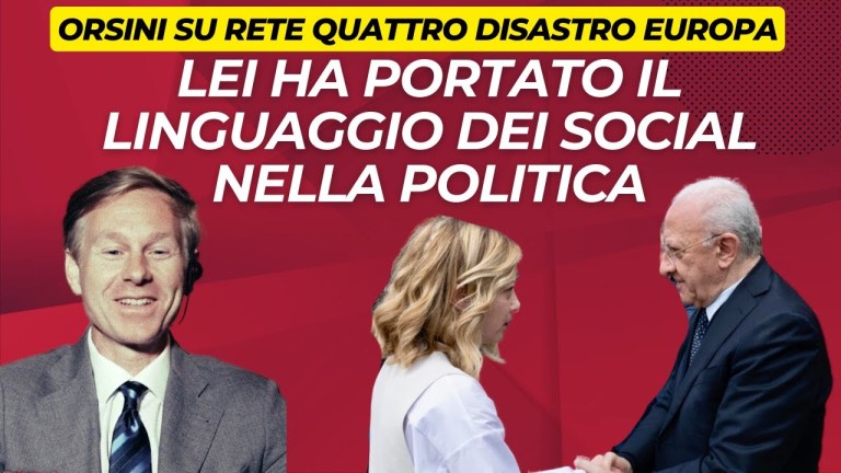 Lei ha portato il linguaggio dei social nella politica #orsini #politics #news Lei ha portato il linguaggio dei social nella politica #orsini #politics #news