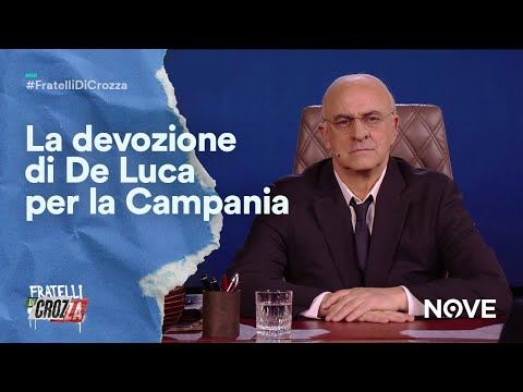 Crozza De Luca sulla Campania: “Ho iniziato a mettere mani su questa regione già dal grembo materno” Crozza De Luca sulla Campania: “Ho iniziato a mettere mani su questa regione già dal grembo materno”