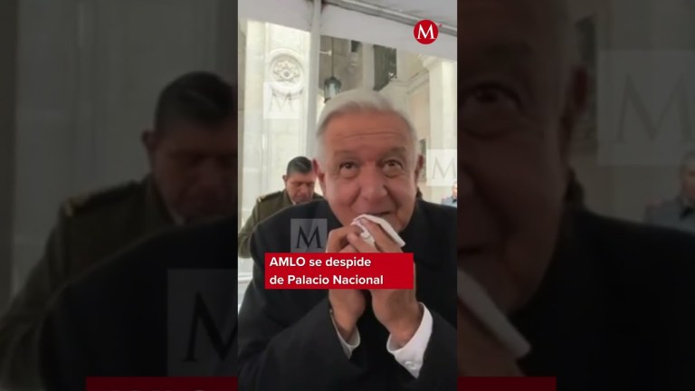 AMLO termina su mudanza y se despide de Palacio Nacional #milenioshorts AMLO termina su mudanza y se despide de Palacio Nacional #milenioshorts