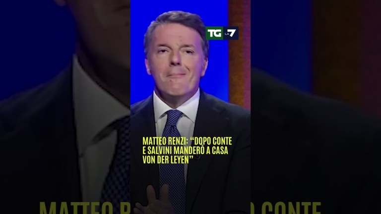 Matteo #Renzi: “Dopo Conte e Salvini manderò a casa Von Der Leyen” Matteo #Renzi: “Dopo Conte e Salvini manderò a casa Von Der Leyen”
