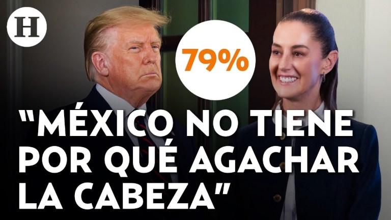Claudia Sheinbaum celebra el respaldo de mexicanos a sus respuestas a lo ataques de Donald Trump Claudia Sheinbaum celebra el respaldo de mexicanos a sus respuestas a lo ataques de Donald Trump