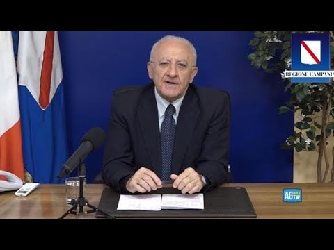 Covid, De Luca: «Ma quale zona rossa, in Campania c’è la zona rosè, la zona fiorin fiorello» Covid, De Luca: «Ma quale zona rossa, in Campania c’è la zona rosè, la zona fiorin fiorello»