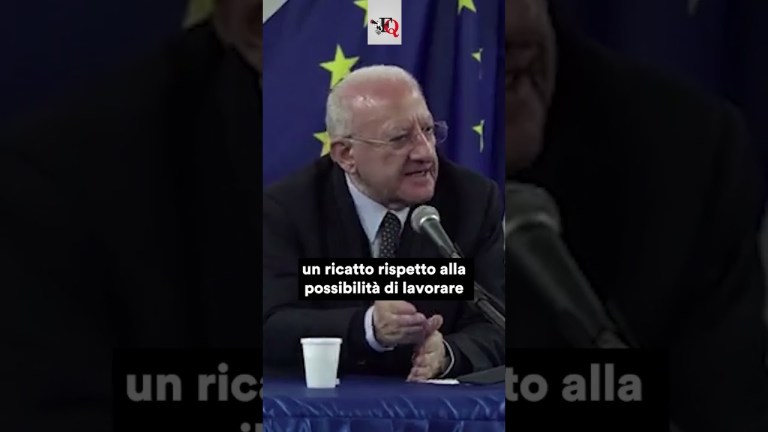 DE LUCA: “LA CAMPANIA NON PIEGA LA TESTA E COMBATTE” #news #shorts DE LUCA: “LA CAMPANIA NON PIEGA LA TESTA E COMBATTE” #news #shorts