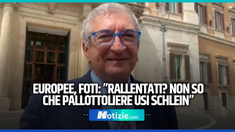 Europee, Foti: ”Schlein ci ha rallentati? Non so che pallottoliere usi Elly” Europee, Foti: ”Schlein ci ha rallentati? Non so che pallottoliere usi Elly”
