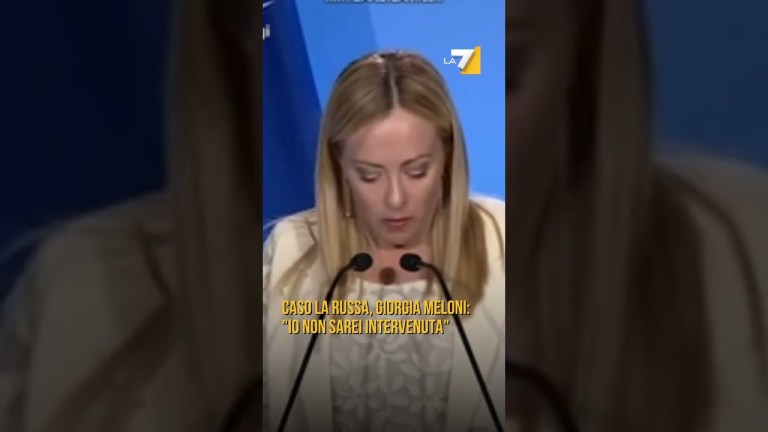 Caso La Russa, Giorgia Meloni: “Io non sarei intervenuta” Caso La Russa, Giorgia Meloni: “Io non sarei intervenuta”