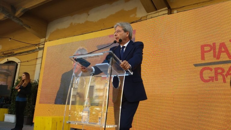 Paolo Gentiloni a #piazzagrande Paolo Gentiloni a #piazzagrande