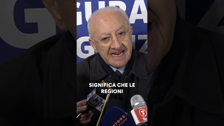 De Luca – AUTONOMIA DIFFERENZIATA, ALCUNI PARLAMENTARI MERIDIONALI STANNO TRADENDO IL SUD (23.01.24) De Luca – AUTONOMIA DIFFERENZIATA, ALCUNI PARLAMENTARI MERIDIONALI STANNO TRADENDO IL SUD (23.01.24)