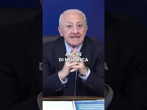 DE LUCA: “PROPOSTA DI LEGGE PER SUPERARE L’AUTONOMIA ED EVITARE IL REFERENDUM” DE LUCA: “PROPOSTA DI LEGGE PER SUPERARE L’AUTONOMIA ED EVITARE IL REFERENDUM”